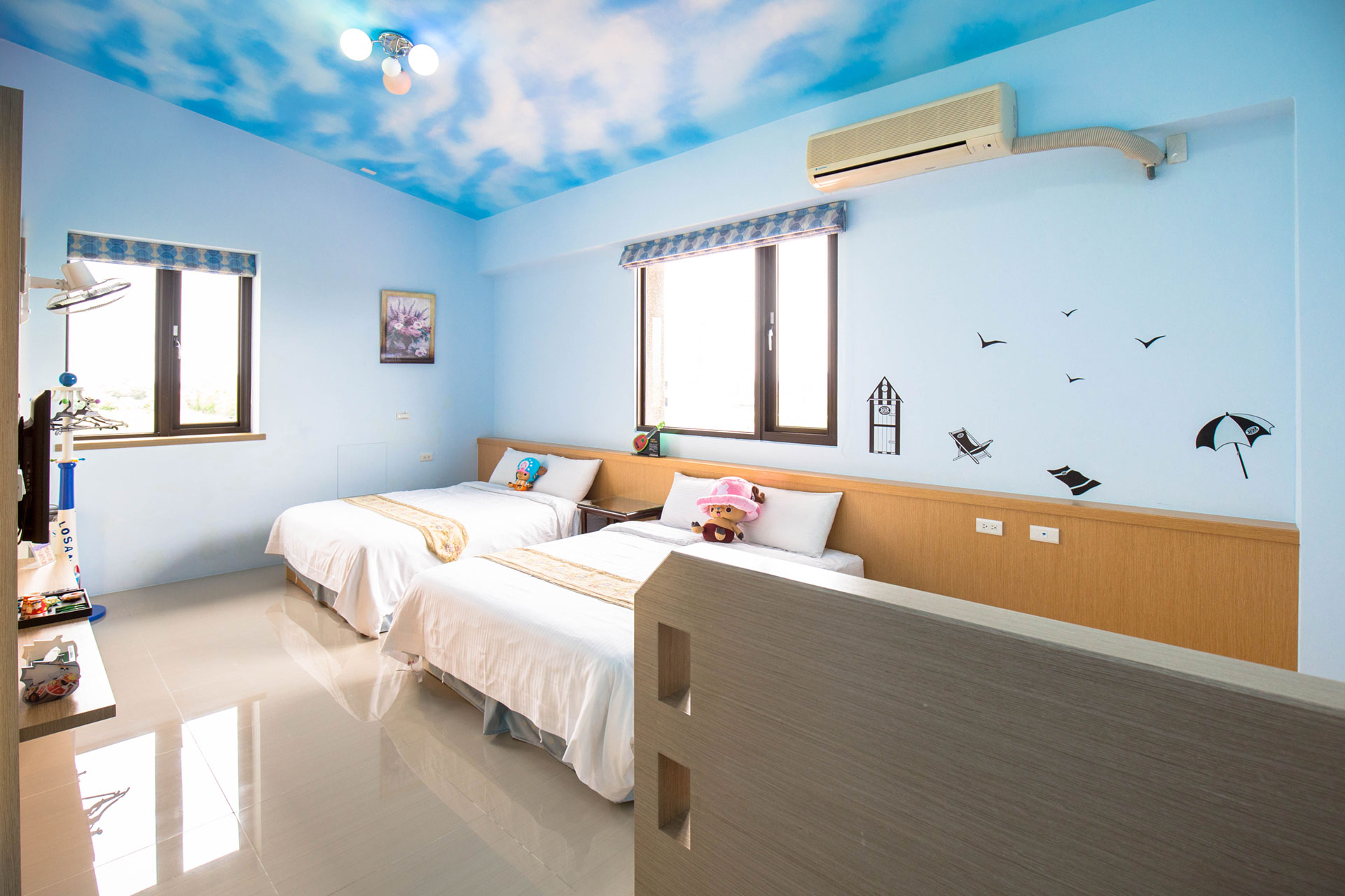 蔚藍海岸四人房